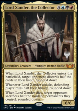 Lord Xander, the Collector (Promo Pack) [Streets of New Capenna Promos] [Foil]