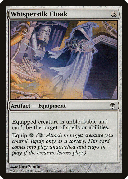 Whispersilk Cloak [Darksteel] [Foil]