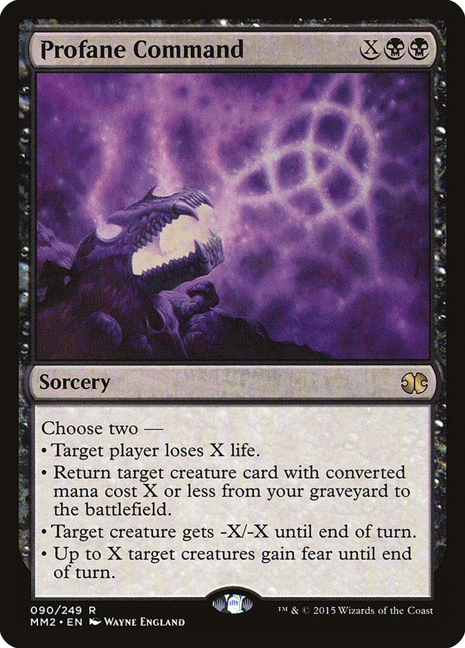 Profane Command [Modern Masters 2015] [Foil]