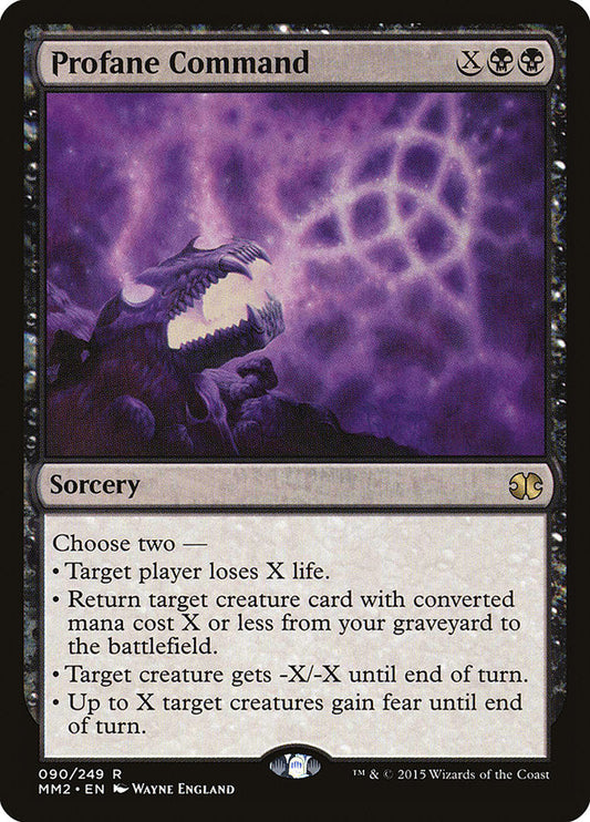 Profane Command [Modern Masters 2015] [Foil]
