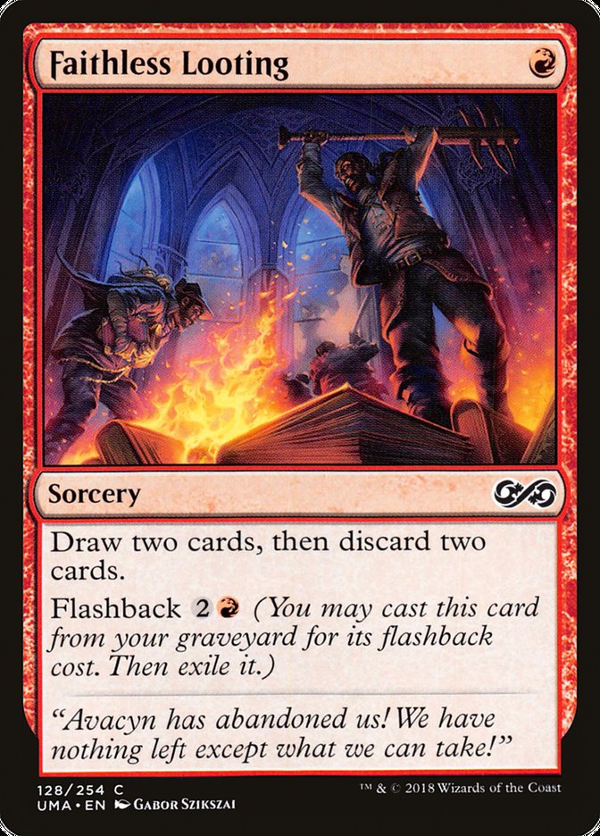 Faithless Looting [Ultimate Masters] [Foil]