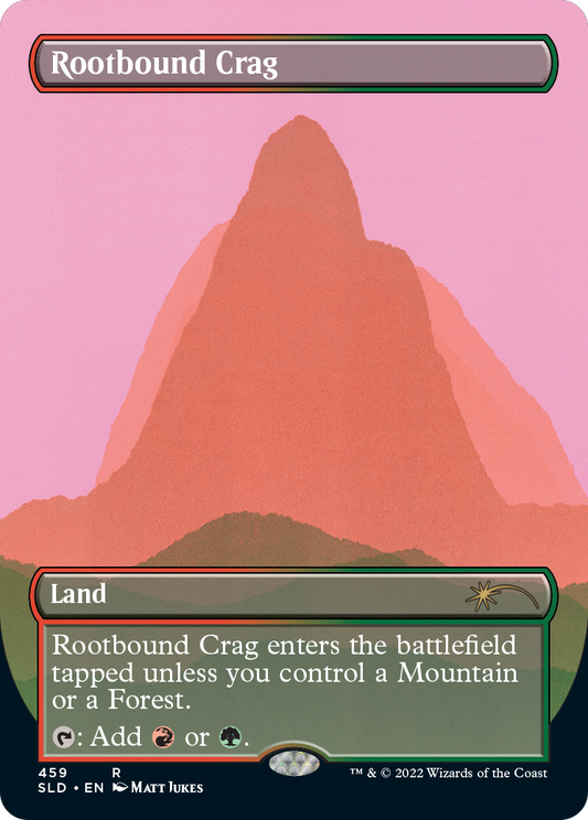 Rootbound Crag (Borderless) [Secret Lair Drop Series] [Foil]