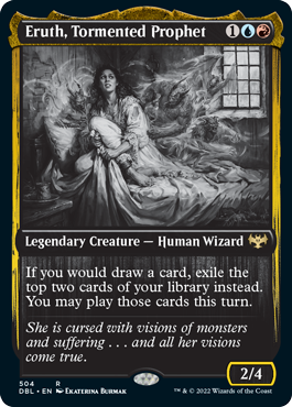 Eruth, Tormented Prophet [Innistrad: Double Feature] [Foil]