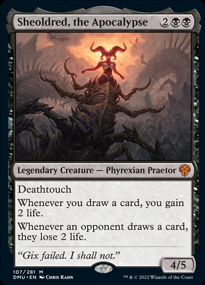 Sheoldred, the Apocalypse [Dominaria United] [Foil]