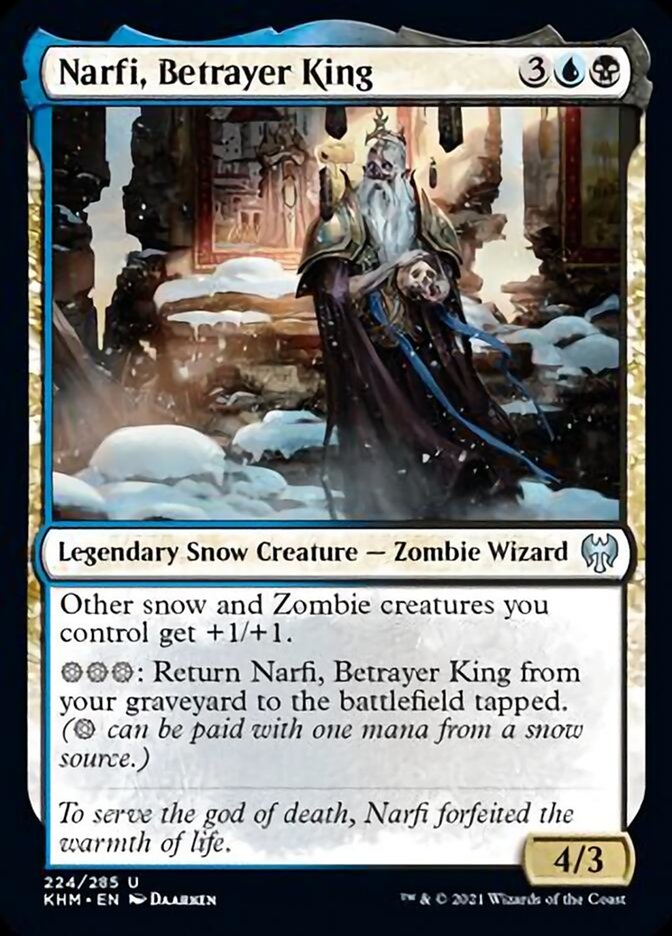 Narfi, Betrayer King [Kaldheim] [Foil]