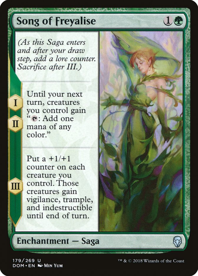 Song of Freyalise [Dominaria] [Foil]