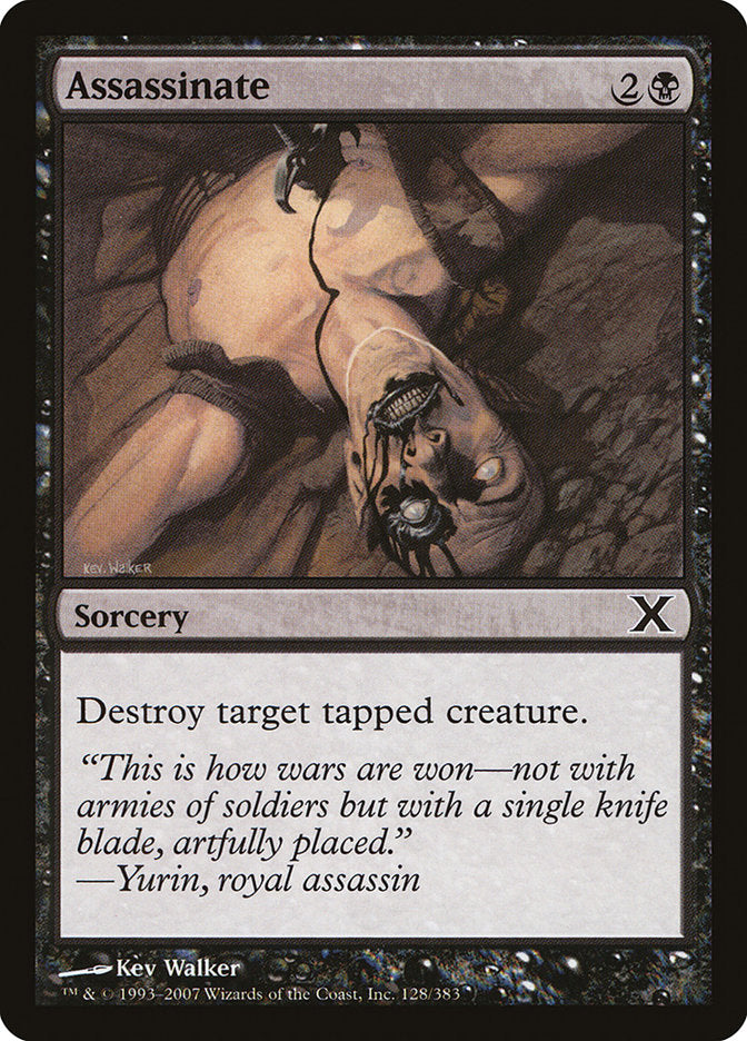 Assassinate [Tenth Edition] [Foil]