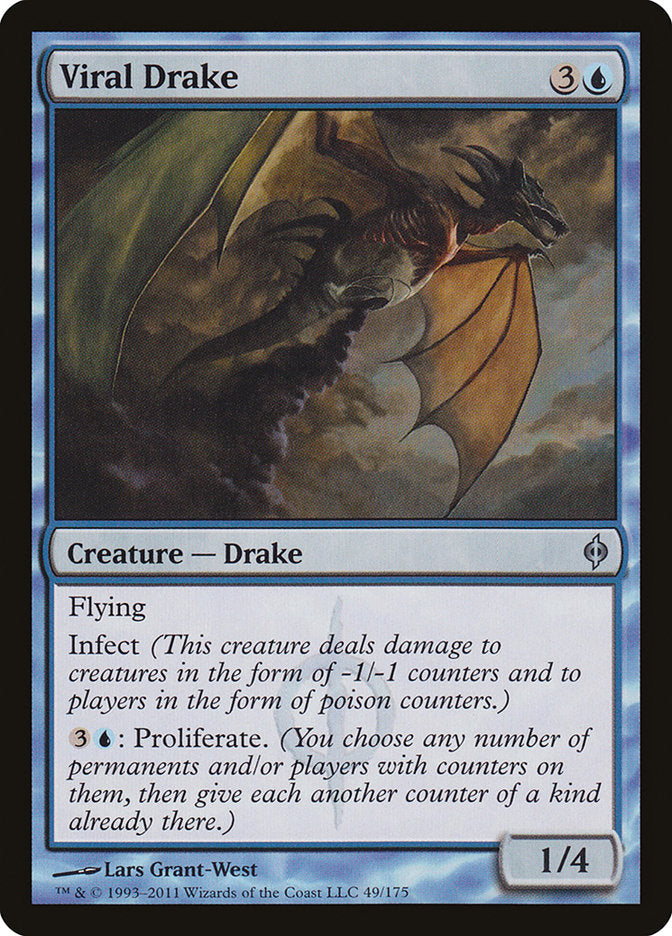 Viral Drake [New Phyrexia] [Foil]