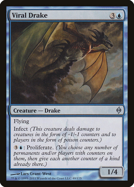 Viral Drake [New Phyrexia] [Foil]