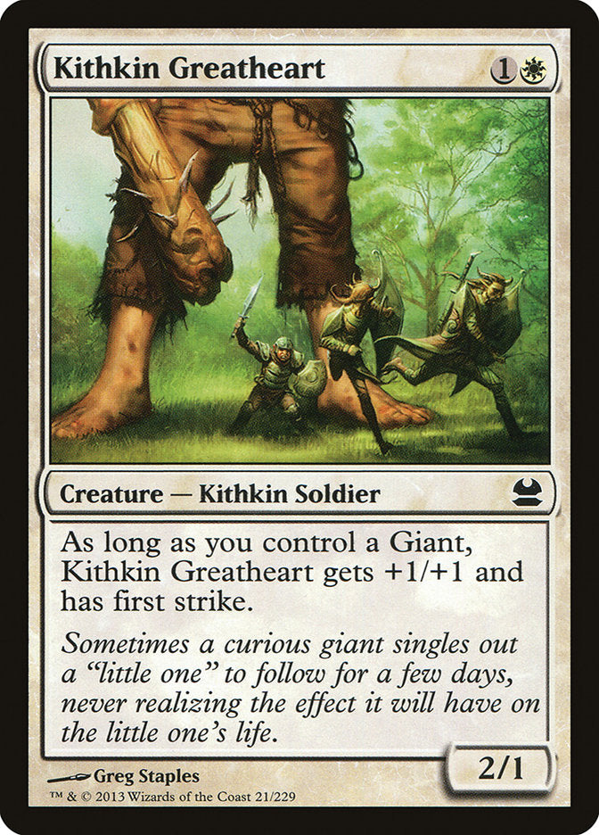 Kithkin Greatheart [Modern Masters] [Foil]