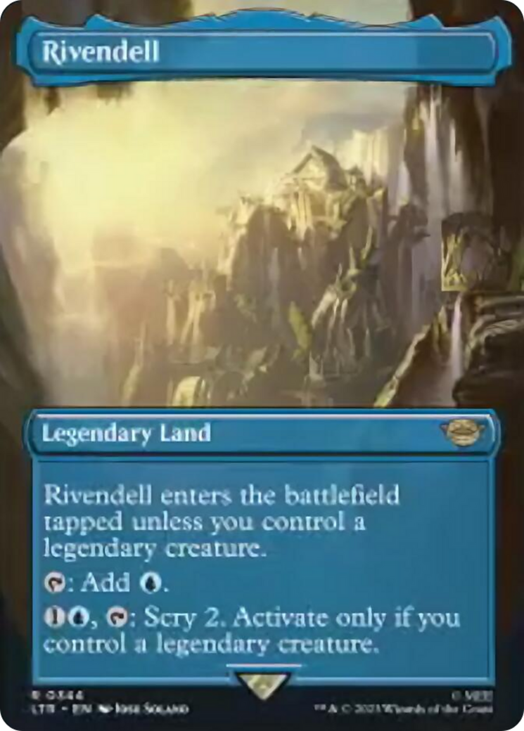 Rivendell (Borderless Alternate Art) [The Lord of the Rings: Tales of Middle-Earth] [Foil]