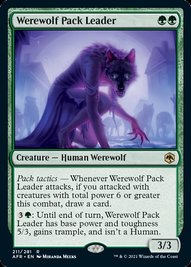Werewolf Pack Leader [Dungeons & Dragons: Adventures in the Forgotten Realms] [Foil]