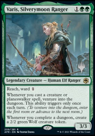 Varis, Silverymoon Ranger (Promo Pack) [Dungeons & Dragons: Adventures in the Forgotten Realms Promos] [Foil]