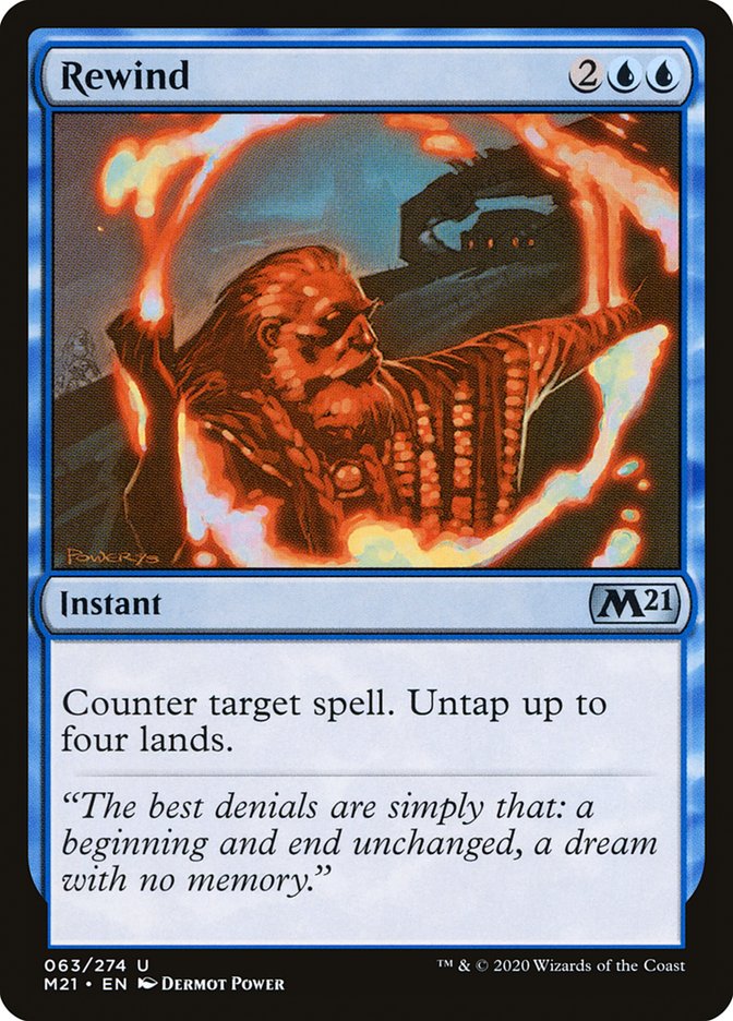 Rewind [Core Set 2021] [Foil]
