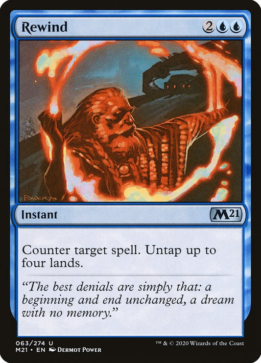 Rewind [Core Set 2021] [Foil]