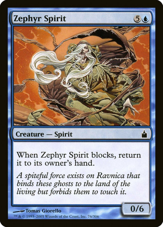 Zephyr Spirit [Ravnica: City of Guilds] [Foil]