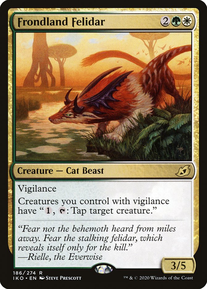 Frondland Felidar [Ikoria: Lair of Behemoths] [Foil]