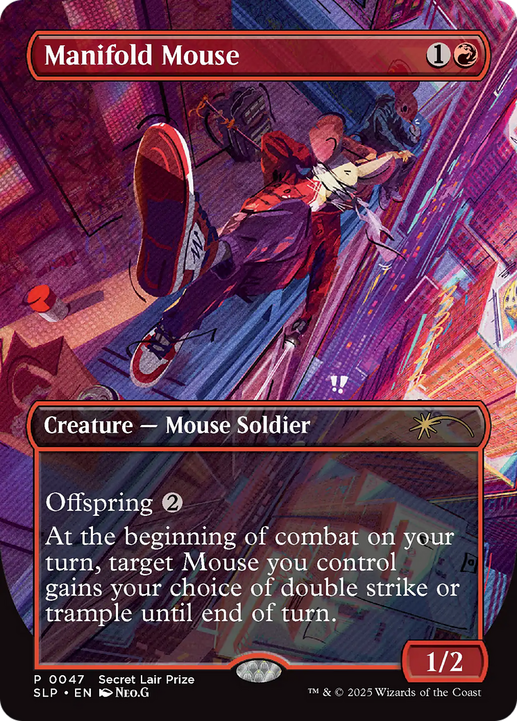 Manifold Mouse [Secret Lair Showdown] [Foil]