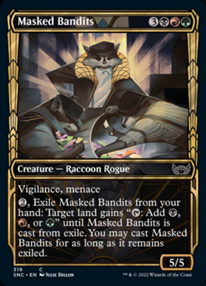 Masked Bandits (Showcase Golden Age) [Streets of New Capenna] [Foil]