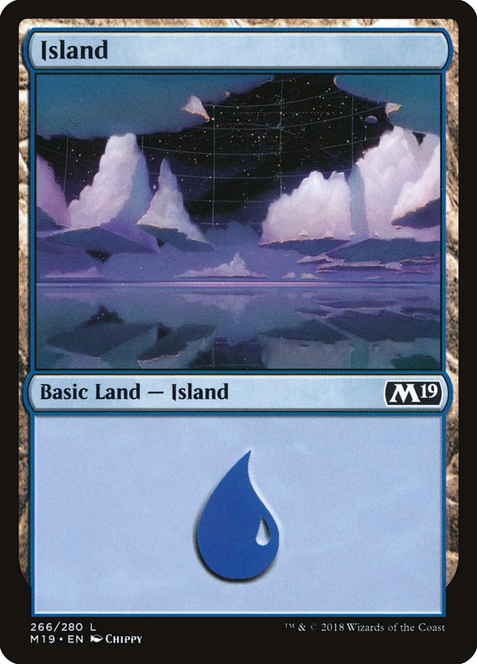 Island (266) [Core Set 2019] [Foil]