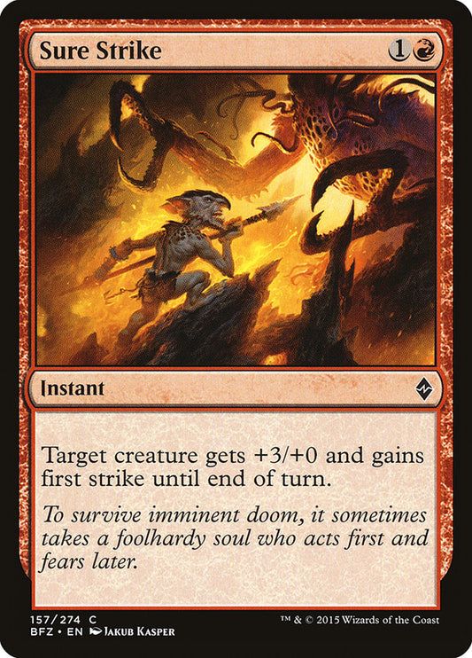 Sure Strike [Battle for Zendikar] [Foil]