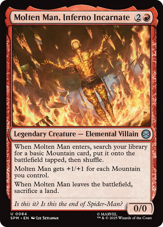 Molten Man, Inferno Incarnate [Marvel's Spider-Man] [Foil]