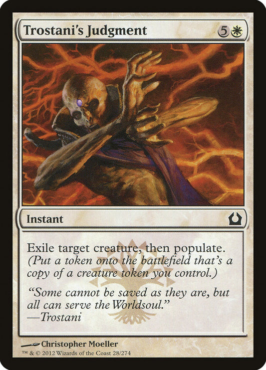 Trostani's Judgment [Return to Ravnica] [Foil]