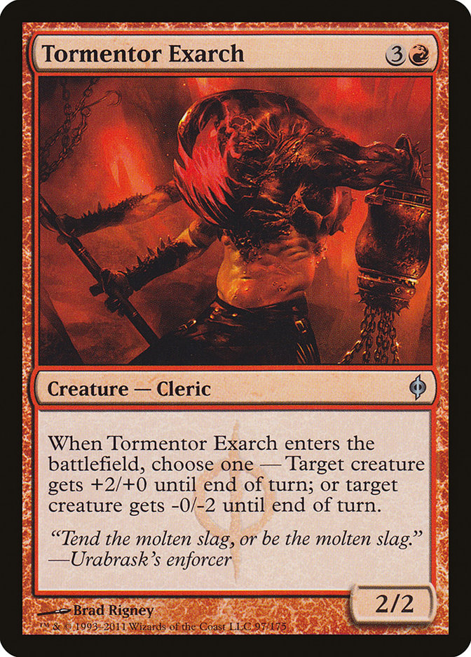 Tormentor Exarch [New Phyrexia] [Foil]