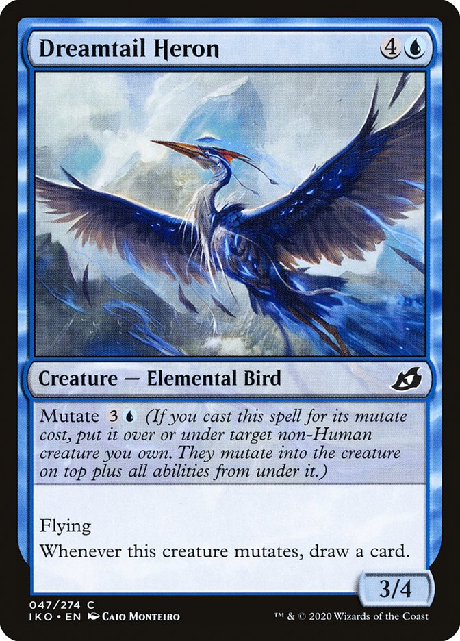 Dreamtail Heron [Ikoria: Lair of Behemoths] [Foil]