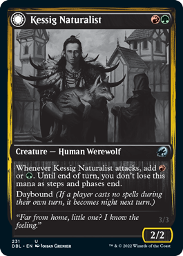 Kessig Naturalist // Lord of the Ulvenwald [Innistrad: Double Feature] [Foil]