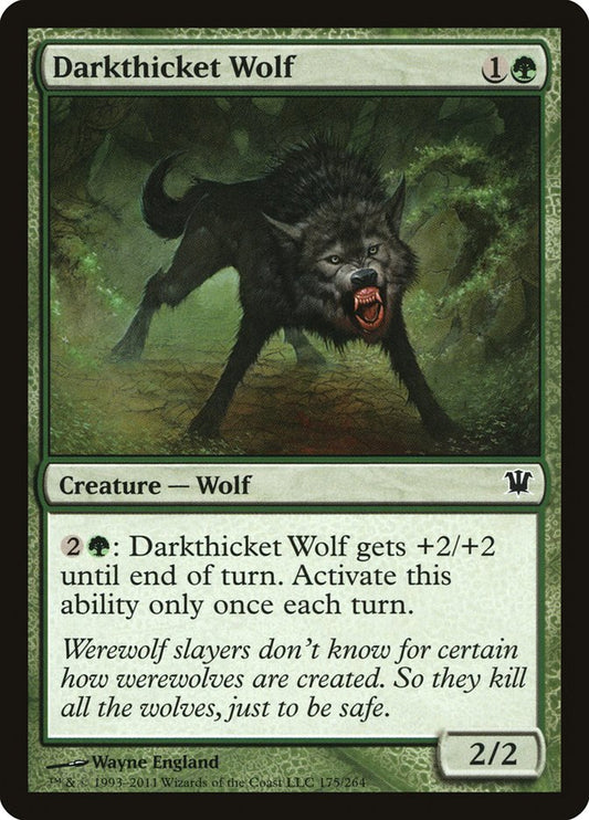 Darkthicket Wolf [Innistrad] [Foil]