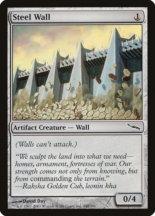 Steel Wall [Mirrodin] [Foil]