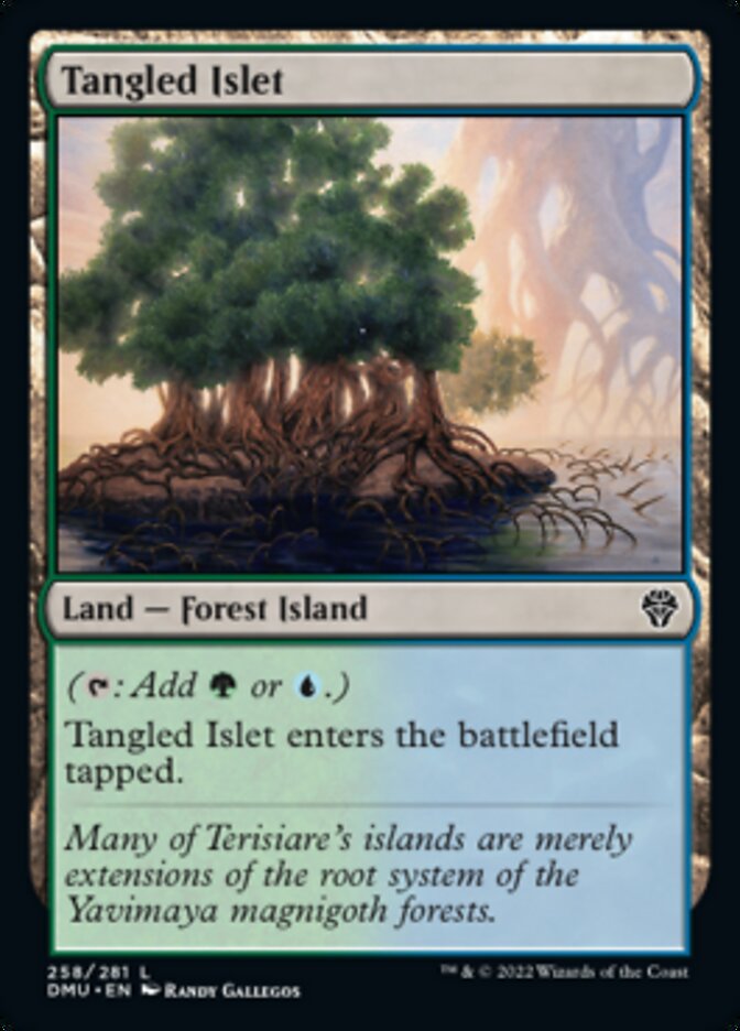 Tangled Islet [Dominaria United] [Foil]