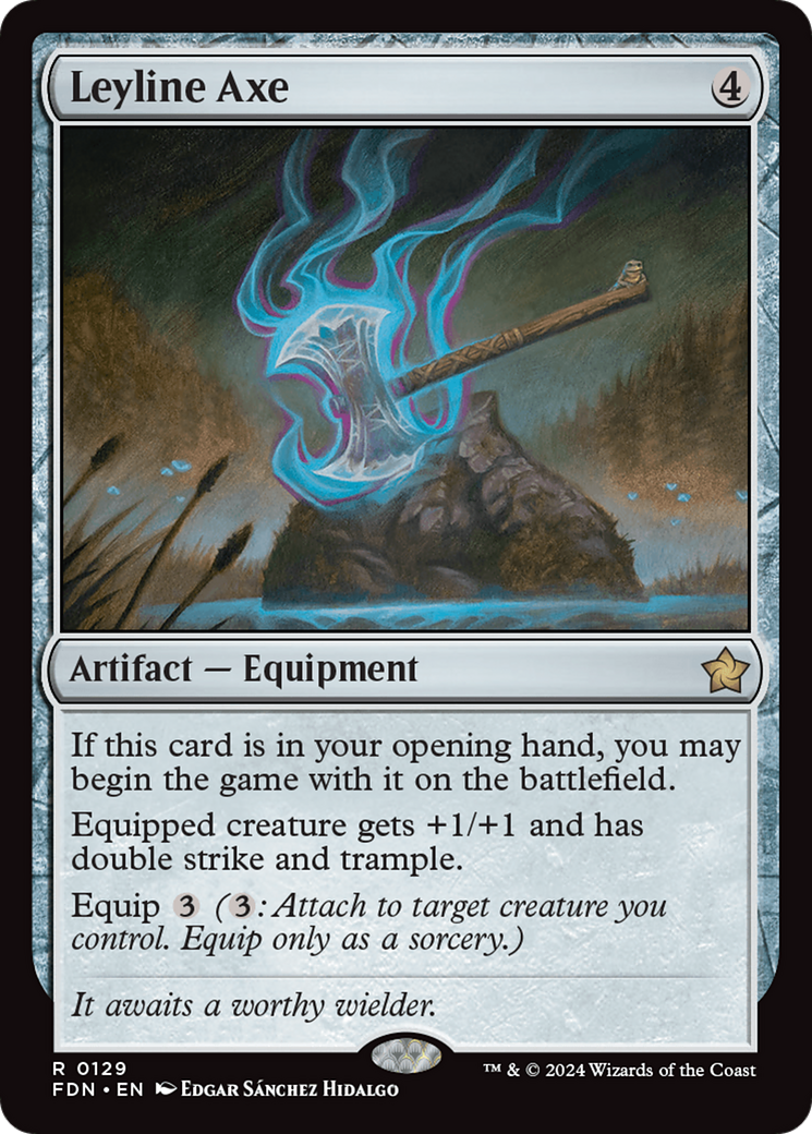 Leyline Axe [Foundations] [Foil]