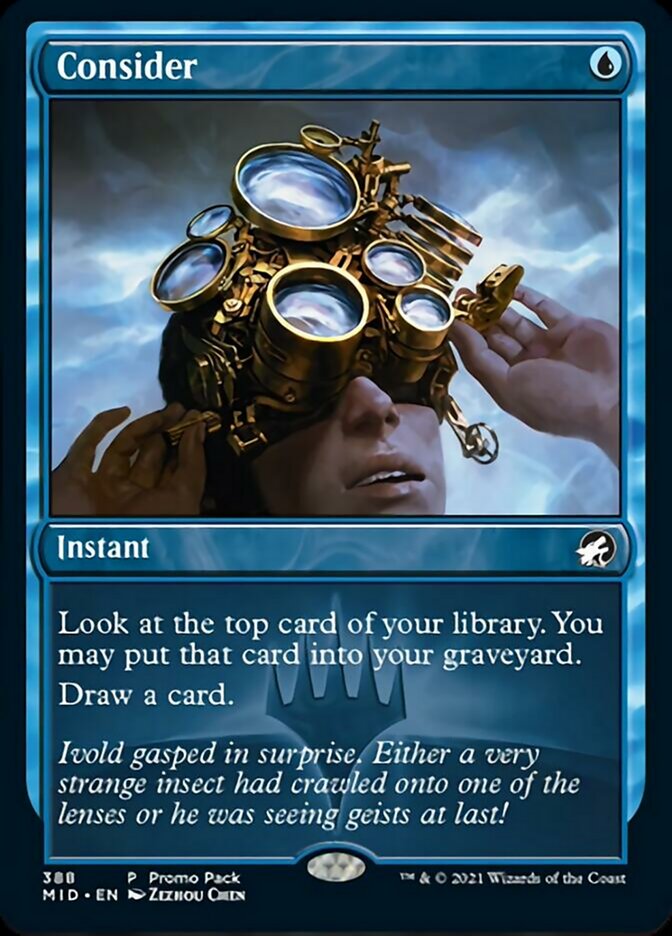 Consider (Promo Pack) [Innistrad: Midnight Hunt Promos] [Foil]