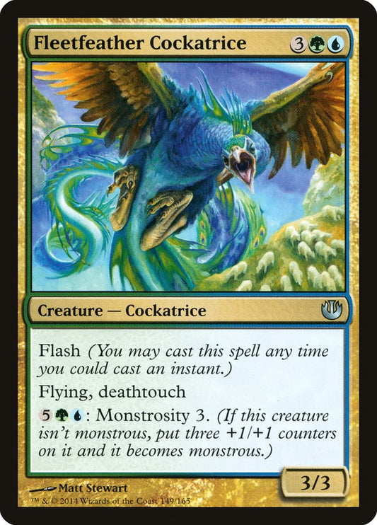 Fleetfeather Cockatrice [Journey into Nyx] [Foil]