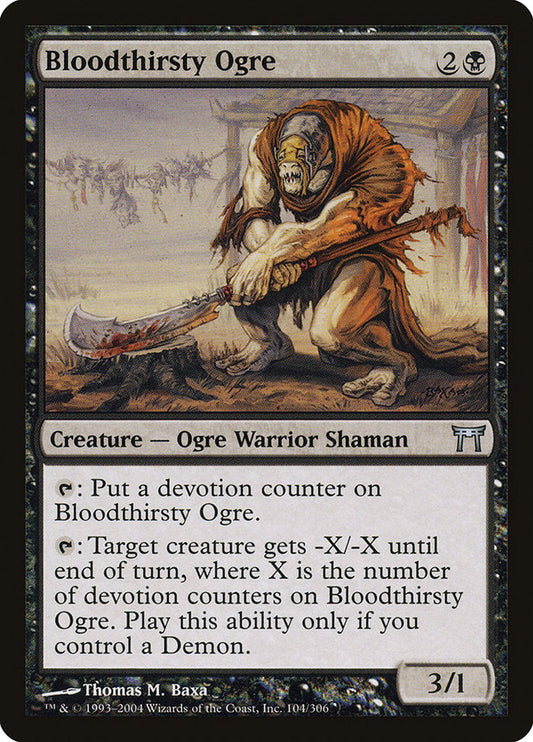 Bloodthirsty Ogre [Champions of Kamigawa] [Foil]