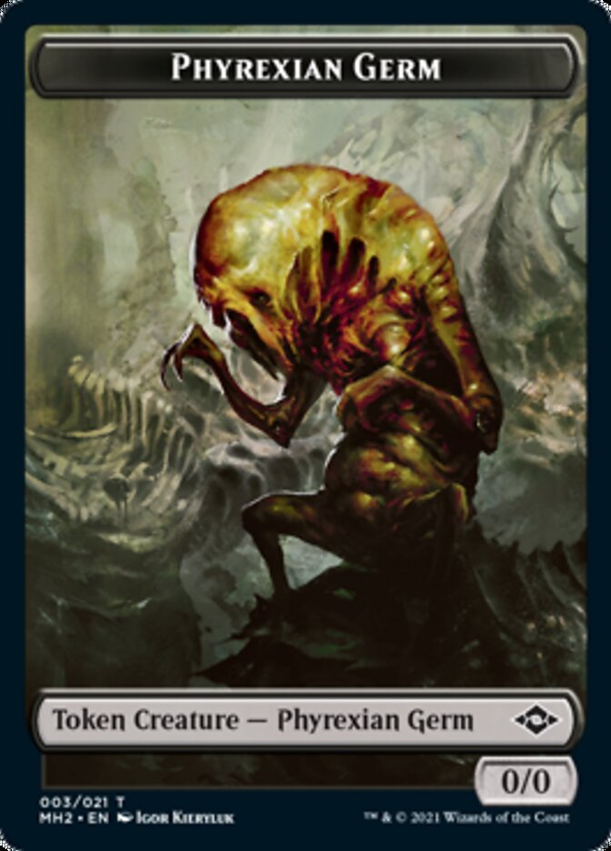 Phyrexian Germ // Squirrel Double-Sided Token [Modern Horizons 2 Tokens] [Foil]