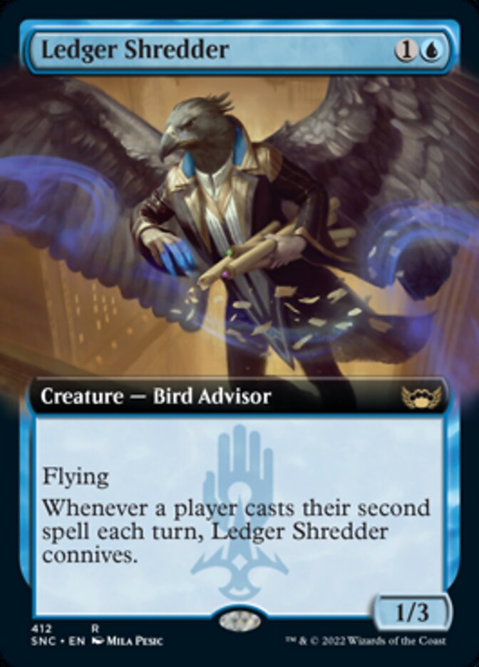 Ledger Shredder (Extended Art) [Streets of New Capenna] [Foil]