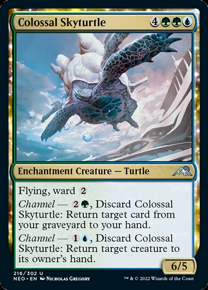 Colossal Skyturtle [Kamigawa: Neon Dynasty] [Foil]
