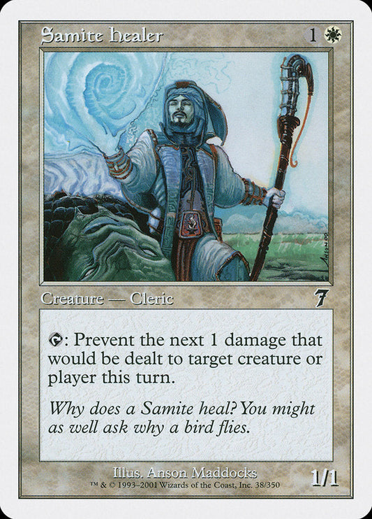 Samite Healer [Seventh Edition] [Foil]