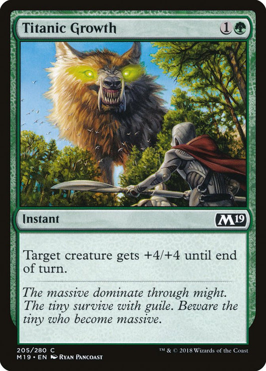 Titanic Growth [Core Set 2019] [Foil]