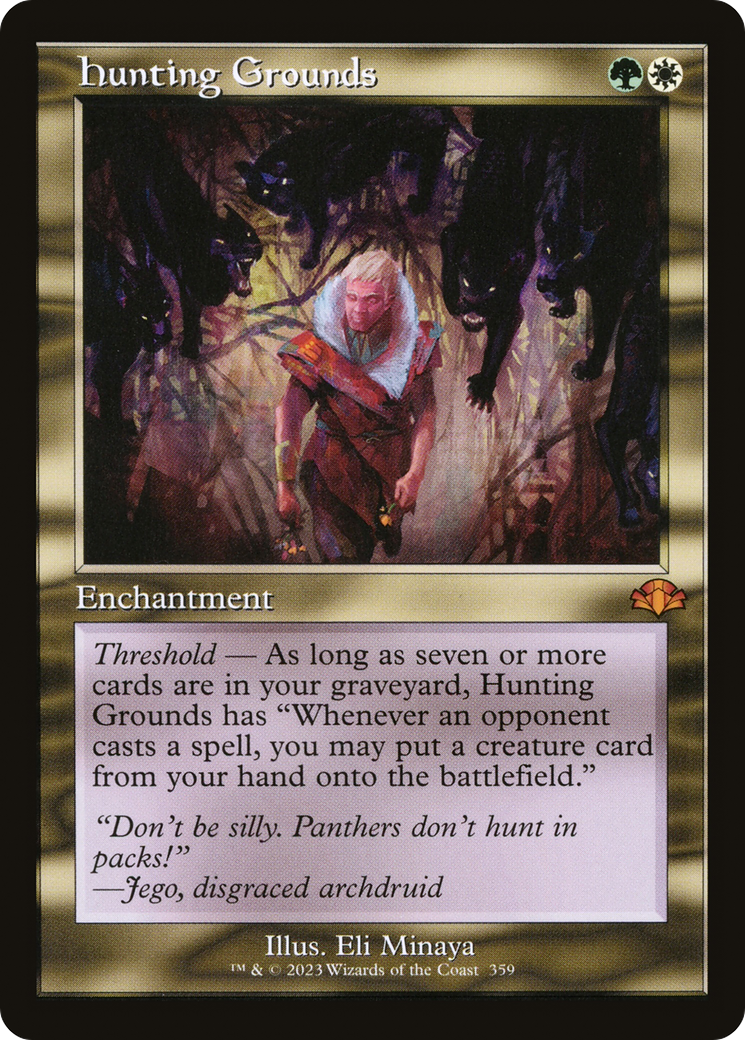 Hunting Grounds (Retro) [Dominaria Remastered] [Foil]