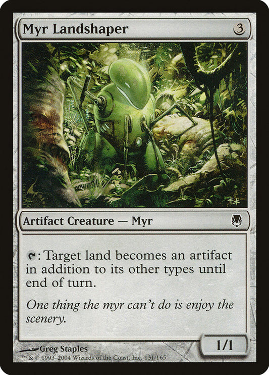 Myr Landshaper [Darksteel] [Foil]