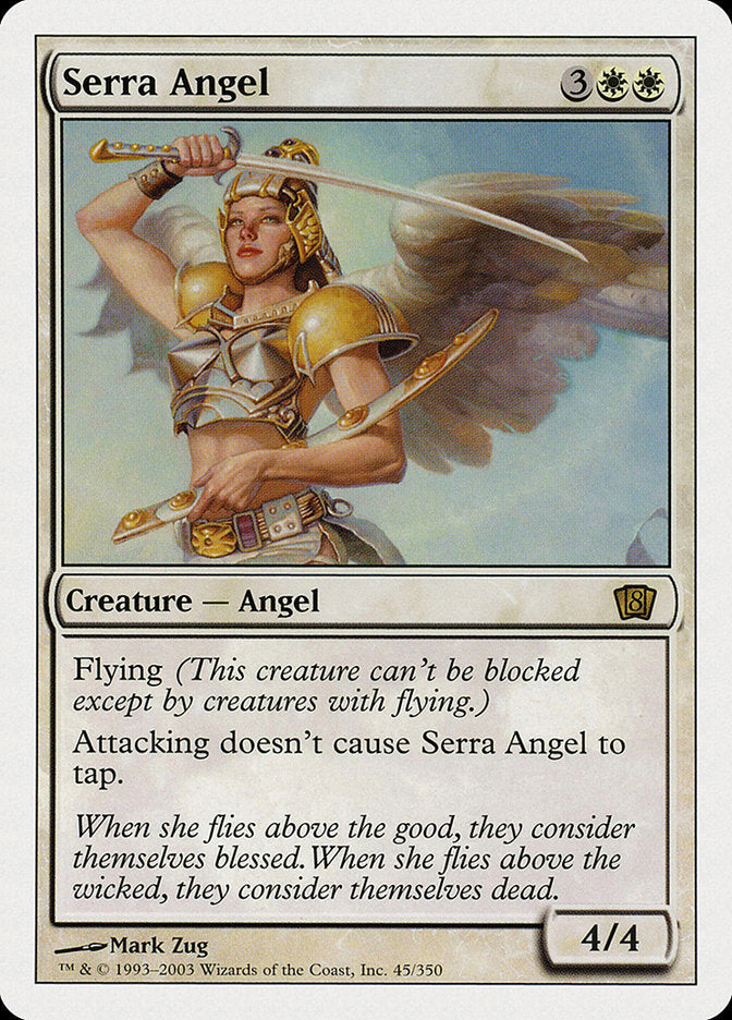 Serra Angel [Eighth Edition] [Foil]
