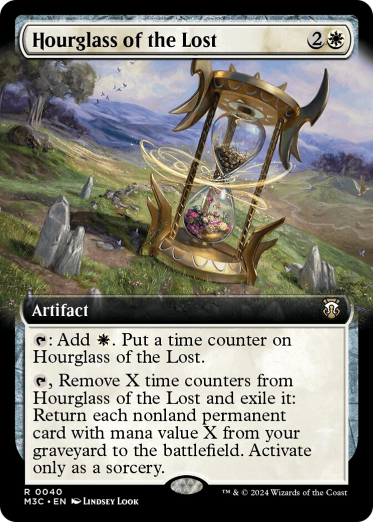 Hourglass of the Lost (Extended Art) [Modern Horizons 3 Commander] [Foil]