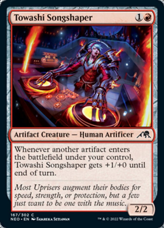 Towashi Songshaper [Kamigawa: Neon Dynasty] [Foil]