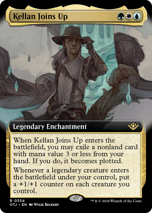 Kellan Joins Up (Extended Art) [Outlaws of Thunder Junction] [Foil]