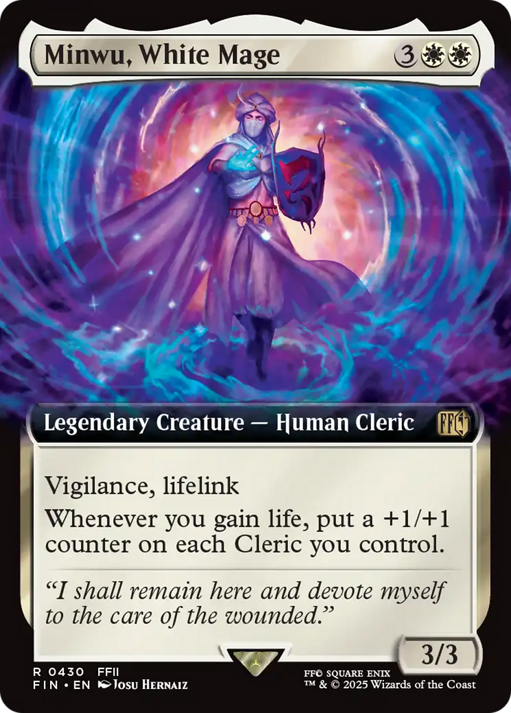 Minwu, White Mage (Extended Art) [FINAL FANTASY] [Foil]