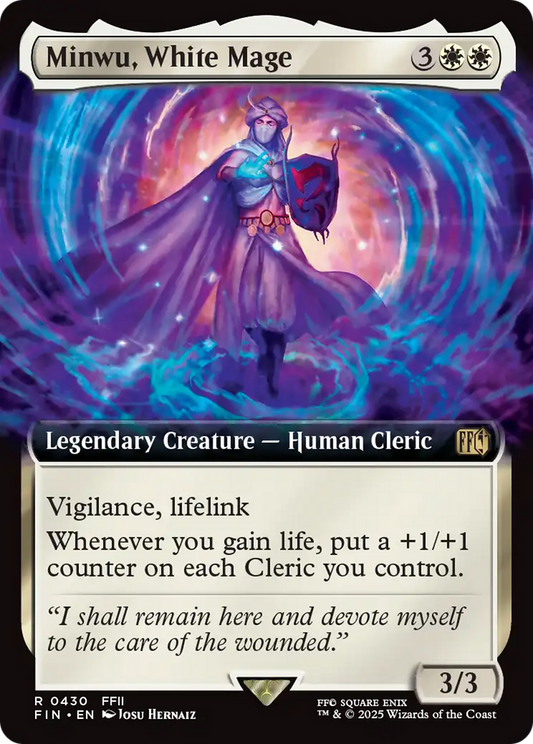 Minwu, White Mage (Extended Art) [FINAL FANTASY] [Foil]